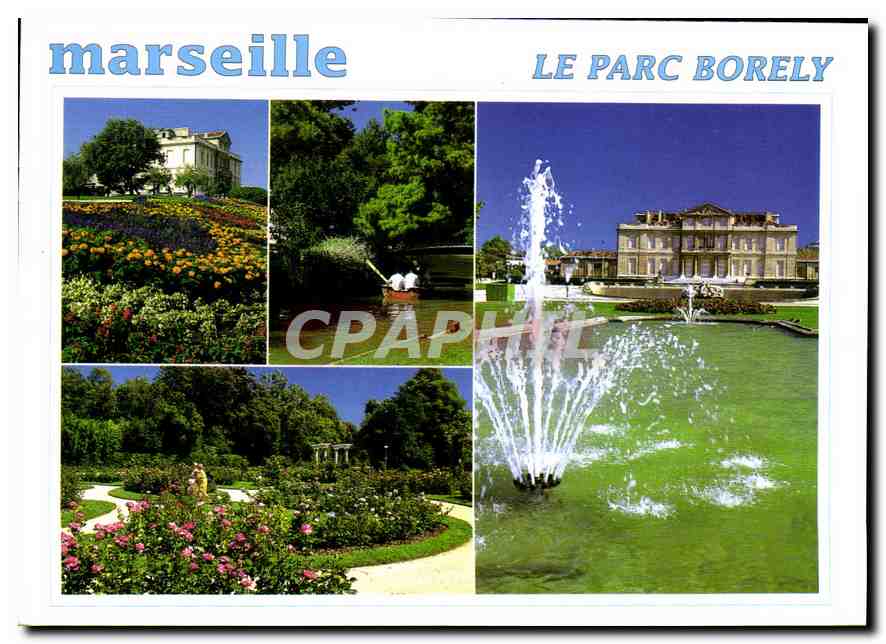 CPM Marseille Bouches du Rhone France Le Parc Borely 
