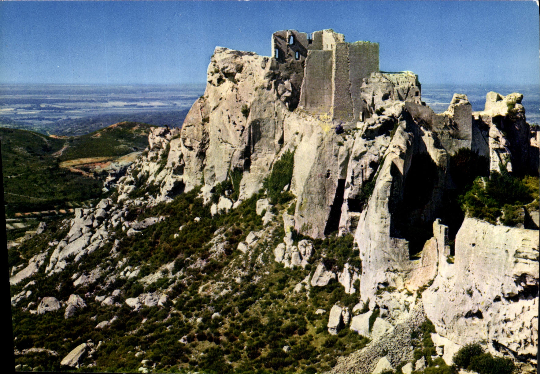 Les Baux-de-Provence — Ruines du château seigneurial — Éditions Rellacolor, n° 34 909