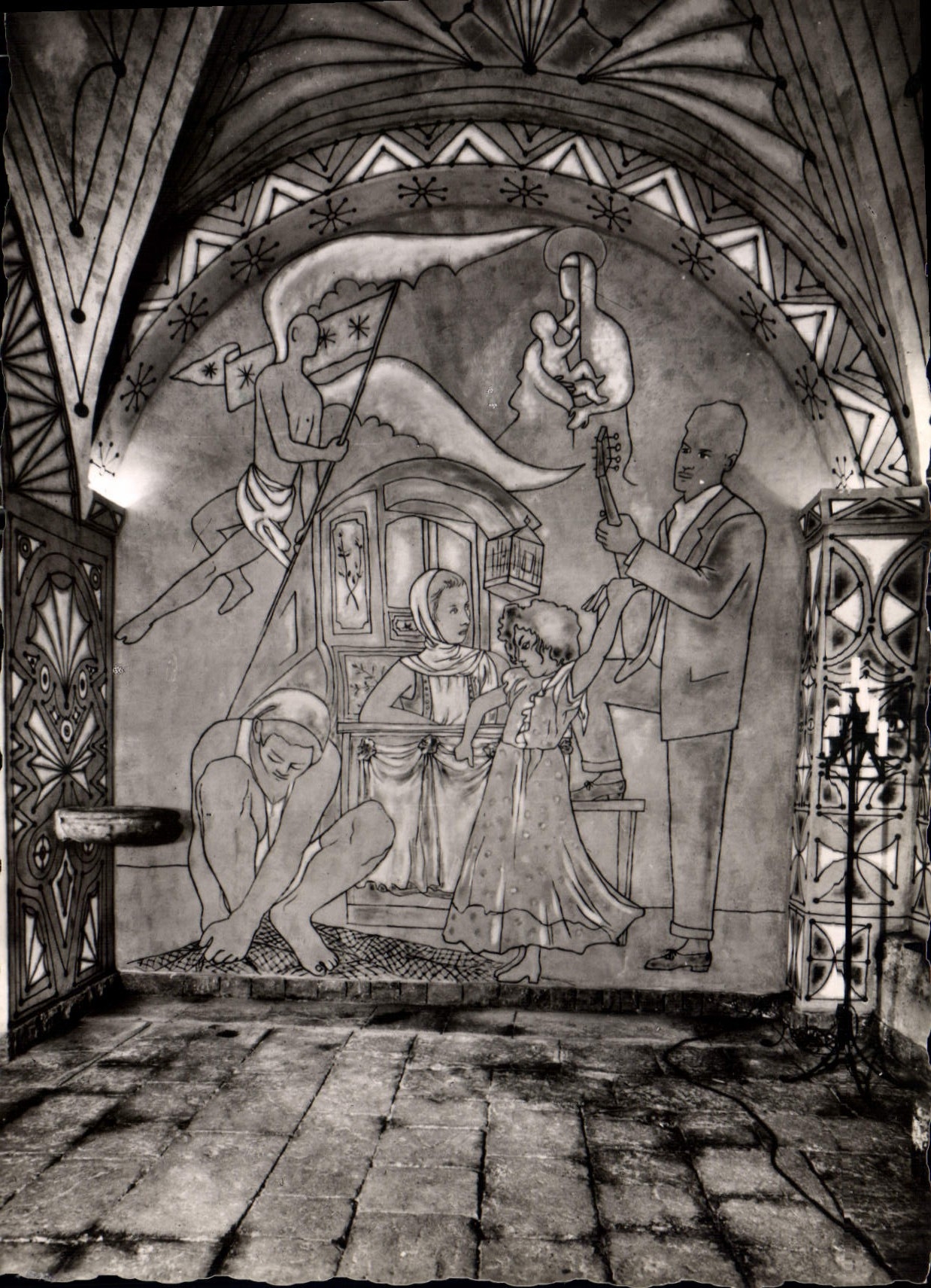 Chapelle Saint-Pierre de Villefranche-sur-Mer — décoration par Jean Cocteau — éd. La Cigogne, Monaco