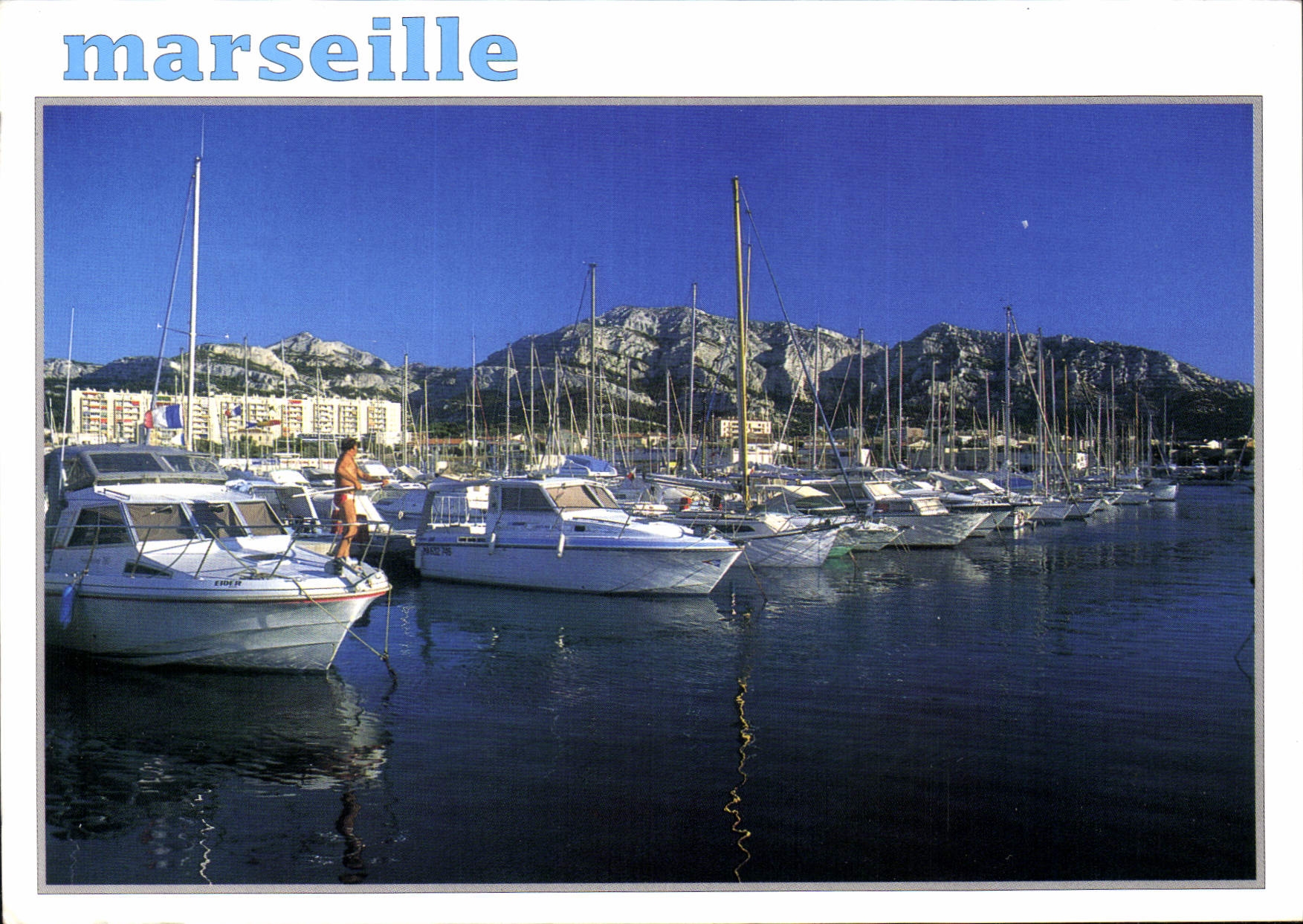 CPM Marseille Bouches du Rhone France le Port de Plaisance de la Pointe Rouge 