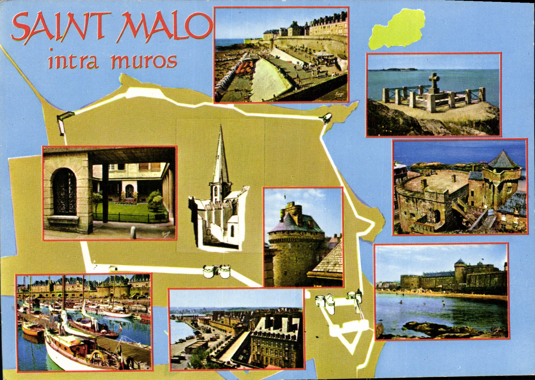 Saint-Malo — intra muros — Photo-Édition de la Côte d'Émeraude