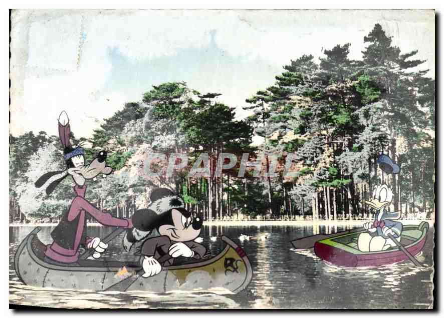 CPM Au Fil de l'eau Donald Mickey Pluto