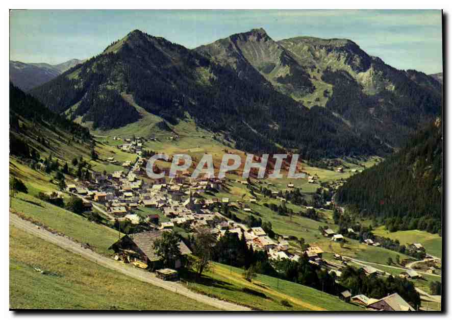 CPM Chatel Hte Savoie Station classee vue generale et le Massif du Linga 