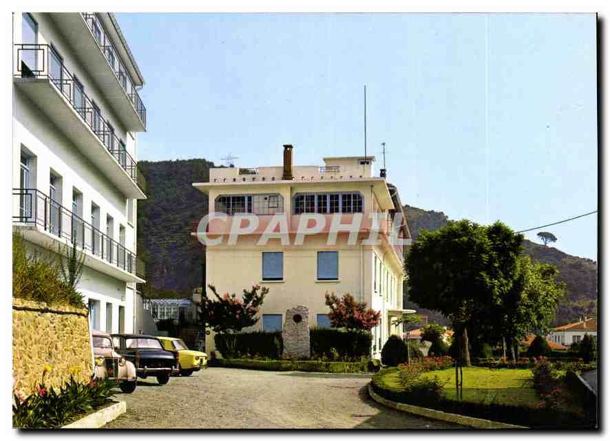 CPM Arles sur Tech Pyr Or le Chateau Bleu Pierre Berge Maison repos des anciens prisonniers de guerr