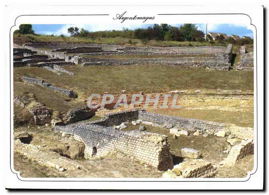 CPM Saint Marcel Indre le Theatre d'Argentomagus Niche dans la Concavite d'un Coteau dominant la Cre