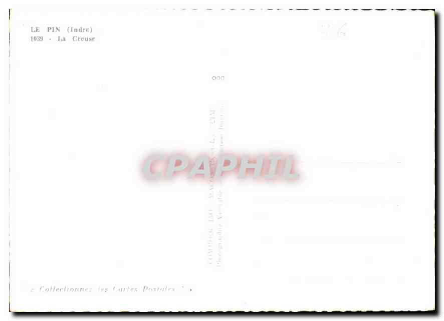CPM Le Pin Indre la Creuse  — Rückseite