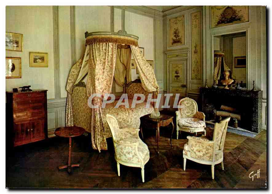 CPM Nohant Indre 6km au bord de la Chatre Demeure de George Sand Chambre d'Aurore de Saxe arriere gr