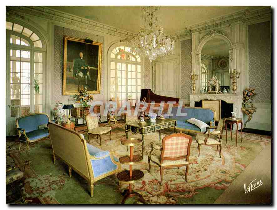 CPM Les Merveilles du Val de Loire Valencay Indre le Chateau XVI XVII XVIII siecle le Salon Bleu a g