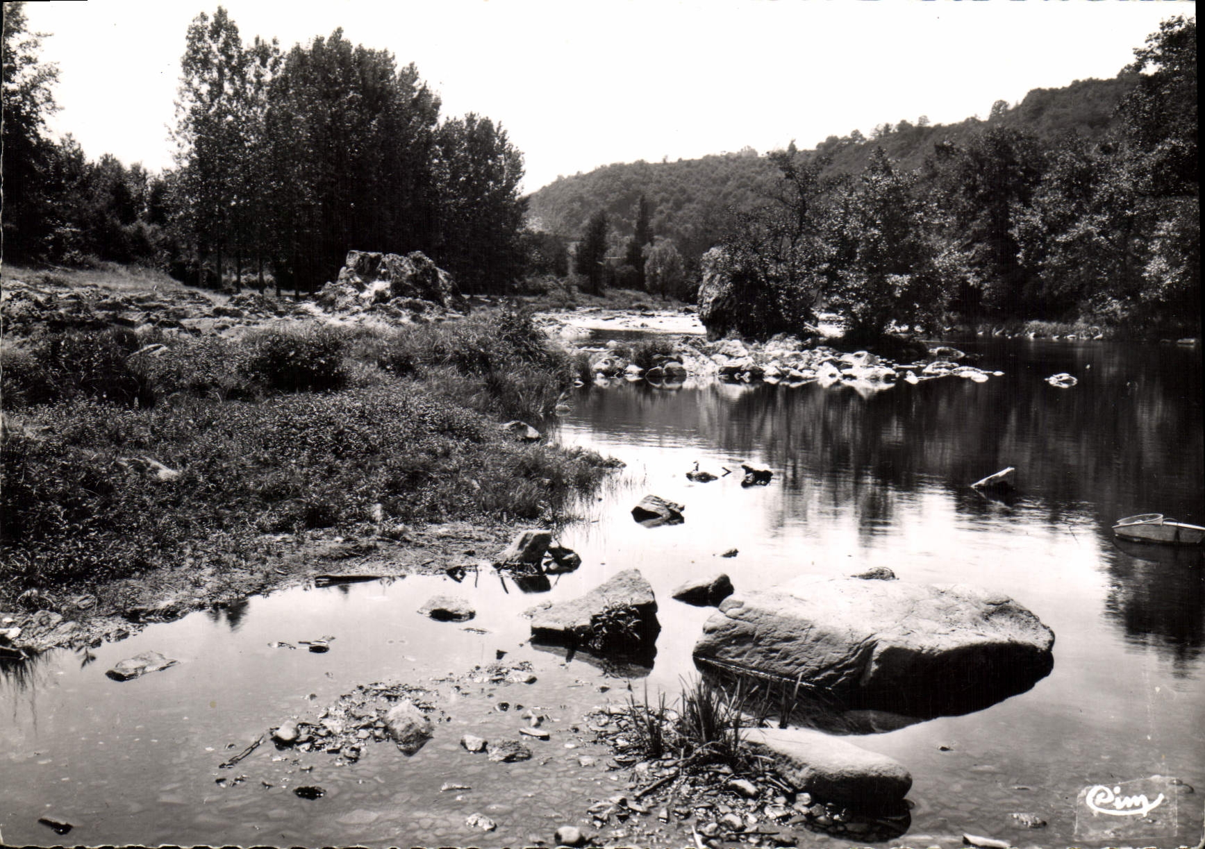 CPM Gargilesse Indre la Creuse au Confluent de la Creuse et de la Gargilesse 