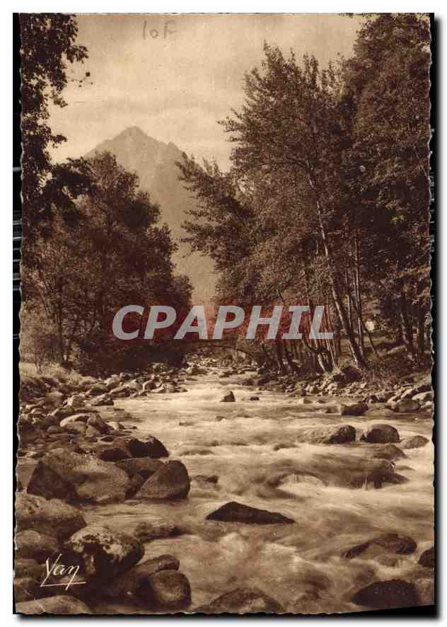 Cauterets — Le « Pégüère » et le Gave — Édition Photo G. Nault - Lourdes
