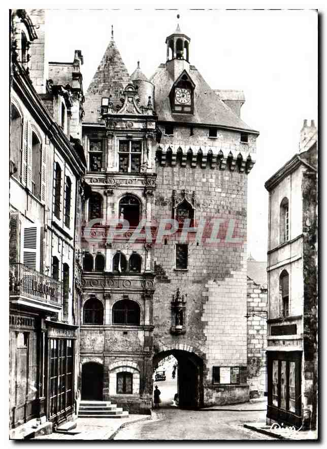 CPM Loches I et L Hotel de ville et Porte Picois 