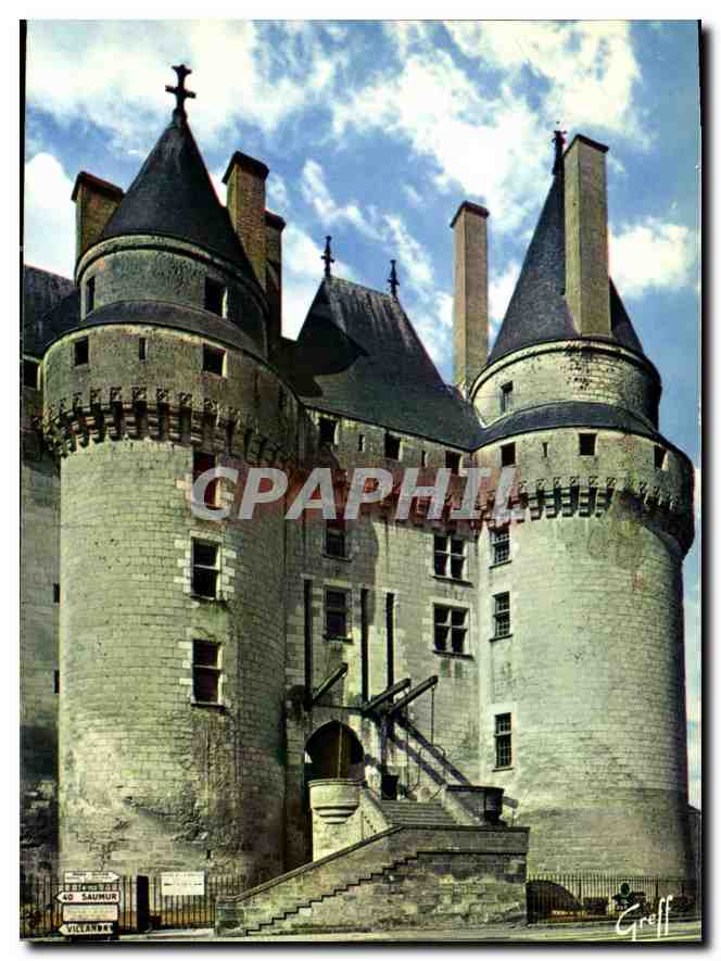 CPM En Touraine Langeais Indre et Loire le Chateau XV S c'est Louis XI qui fit elever l'edifice actu