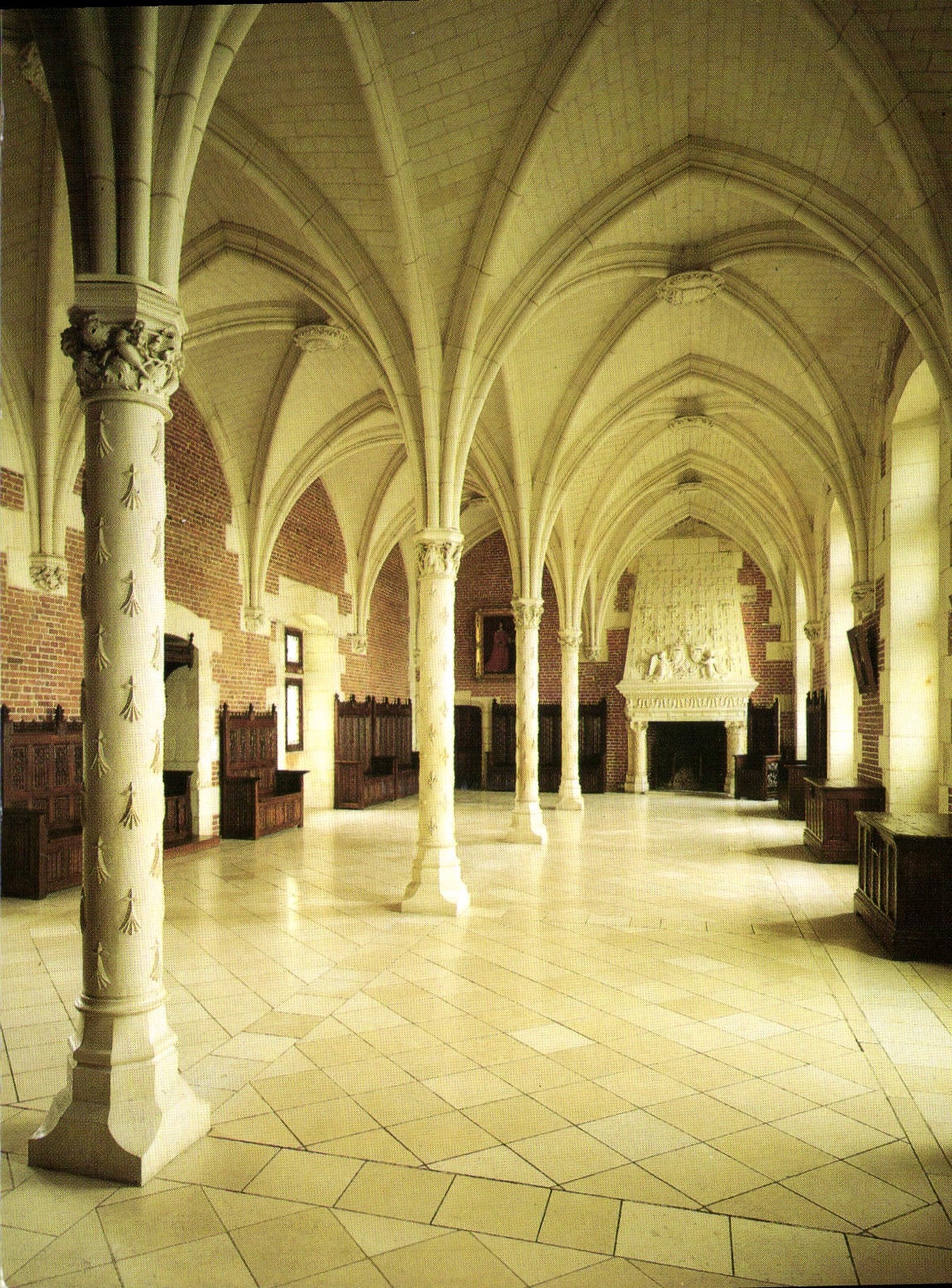 CPM Chateau royal d'Amboise Indre et Loire la Salle des Etats XV siecle 