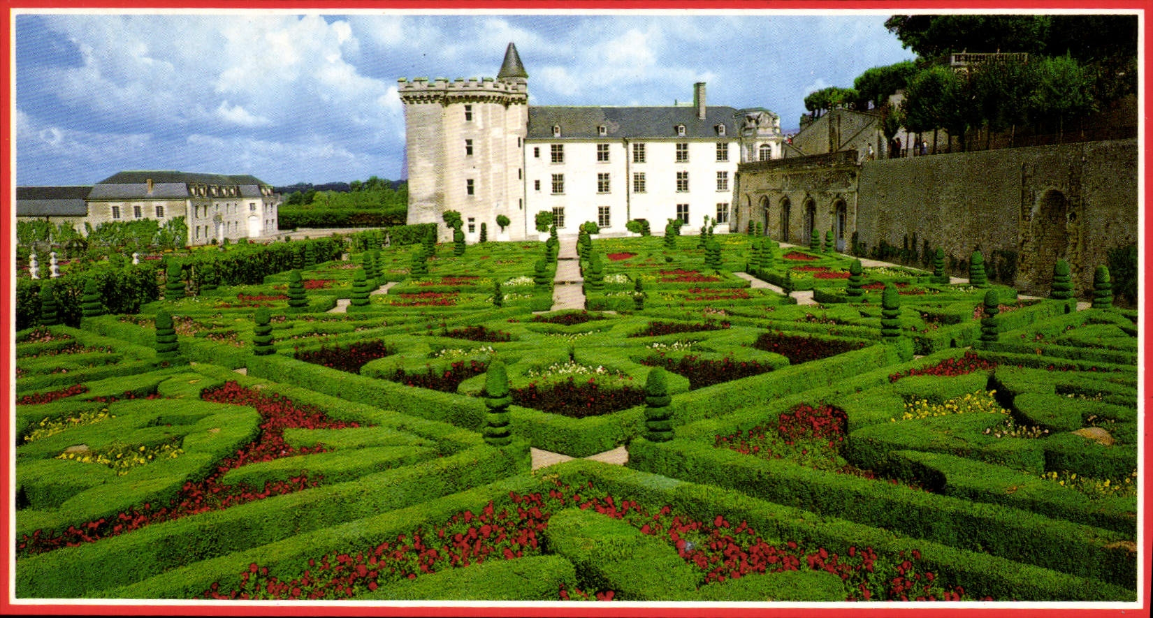 Château de Villandry — jardin d'ornement — Éditions Valloire, n°2614