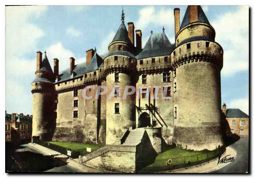CPM Les Merveilles du Val de Loire Langeais Indre et loire vue d'ensemble du Chateau XV siecle l'ent