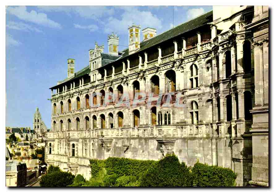 CPM Blois L et Ch le Chateau Facade Francois Ier 