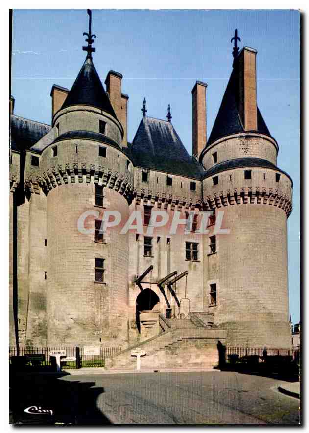 CPM Les Chateaux de la Loire Langeais I et L Entree du Chateau et le Pont Levis 