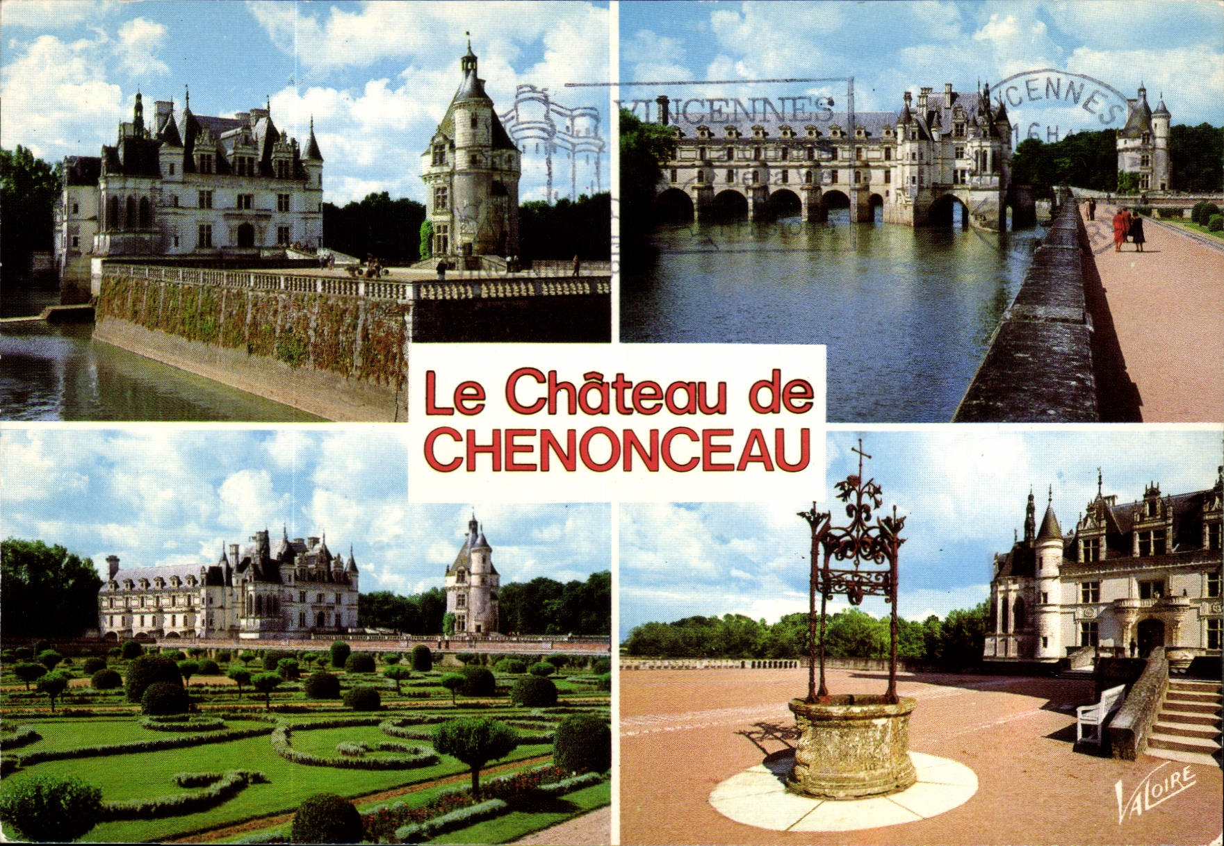CPM Les Merveilles du Val de Loire Chenonceaux Indre et Loire divers aspects du Chateau XV XVII siec