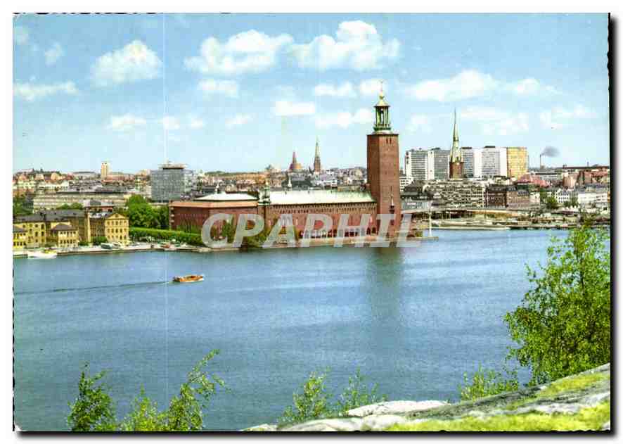 CPM Stockholm vue de Skinnaviksbergen 