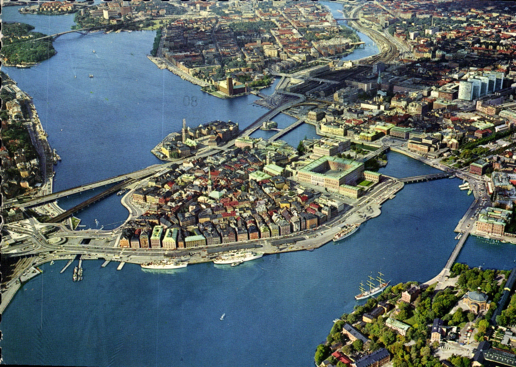 CPM Stockholm the city on the water in the centre the Old Town 