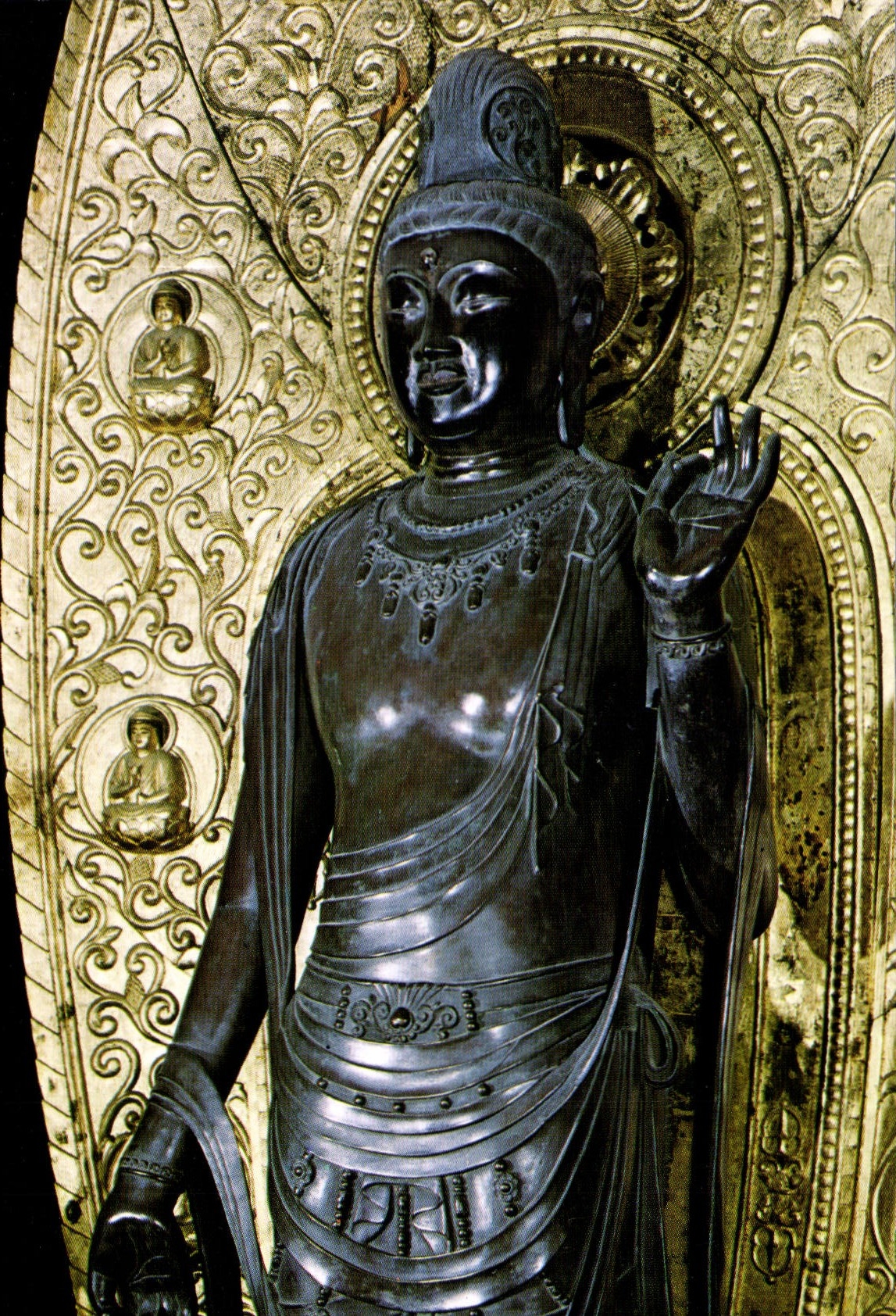 Statue de bodhisattva à Yakushi-ji — Nara — CPAPHIL