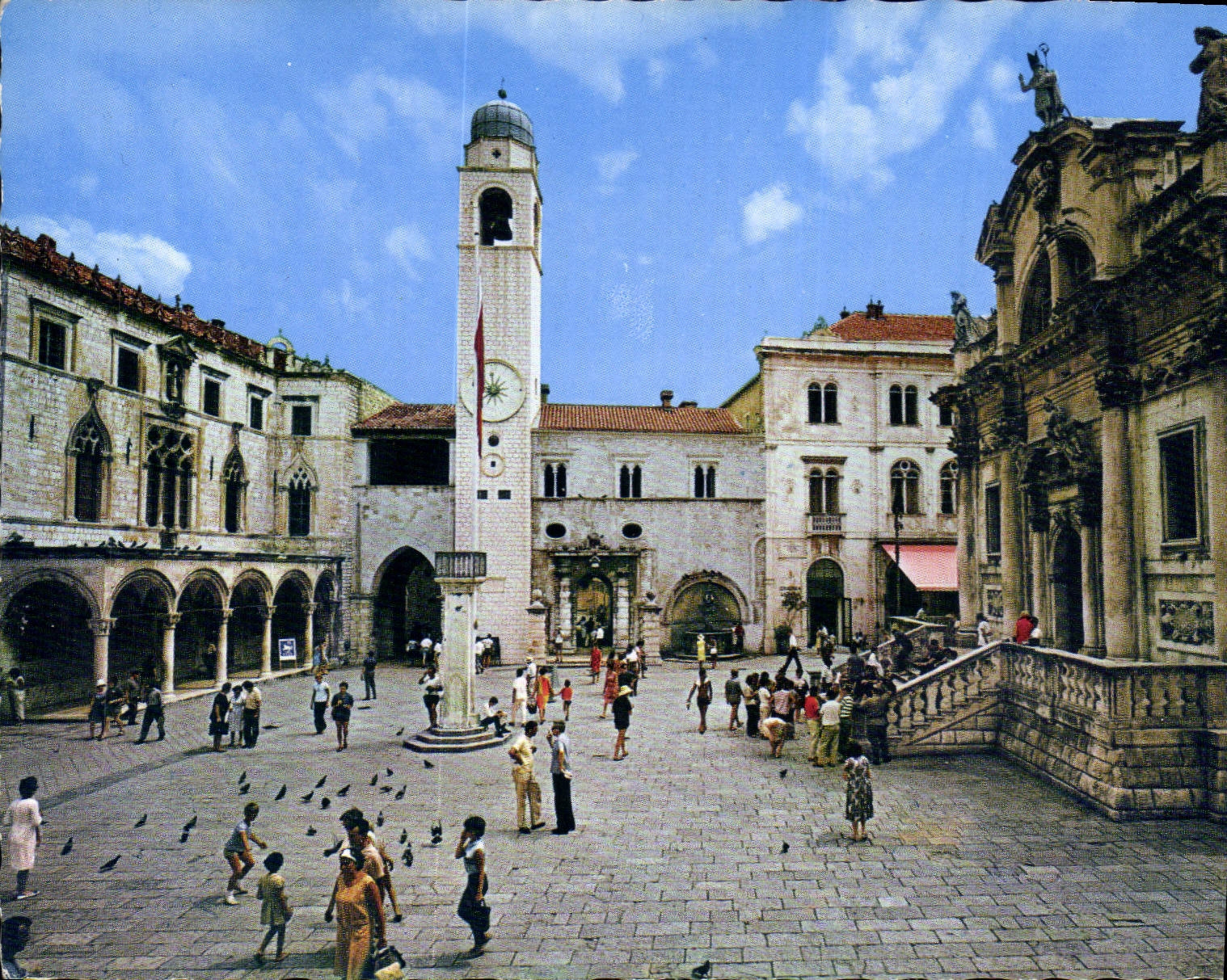 Place de la Cathédrale — Dubrovnik — éditeur turistkomerc-zagreb, n° 144