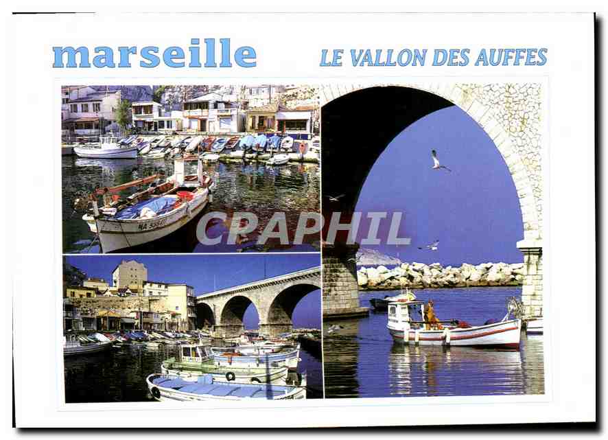 CPM Marseille bouches du rhone France Le Vallon des Auffes 