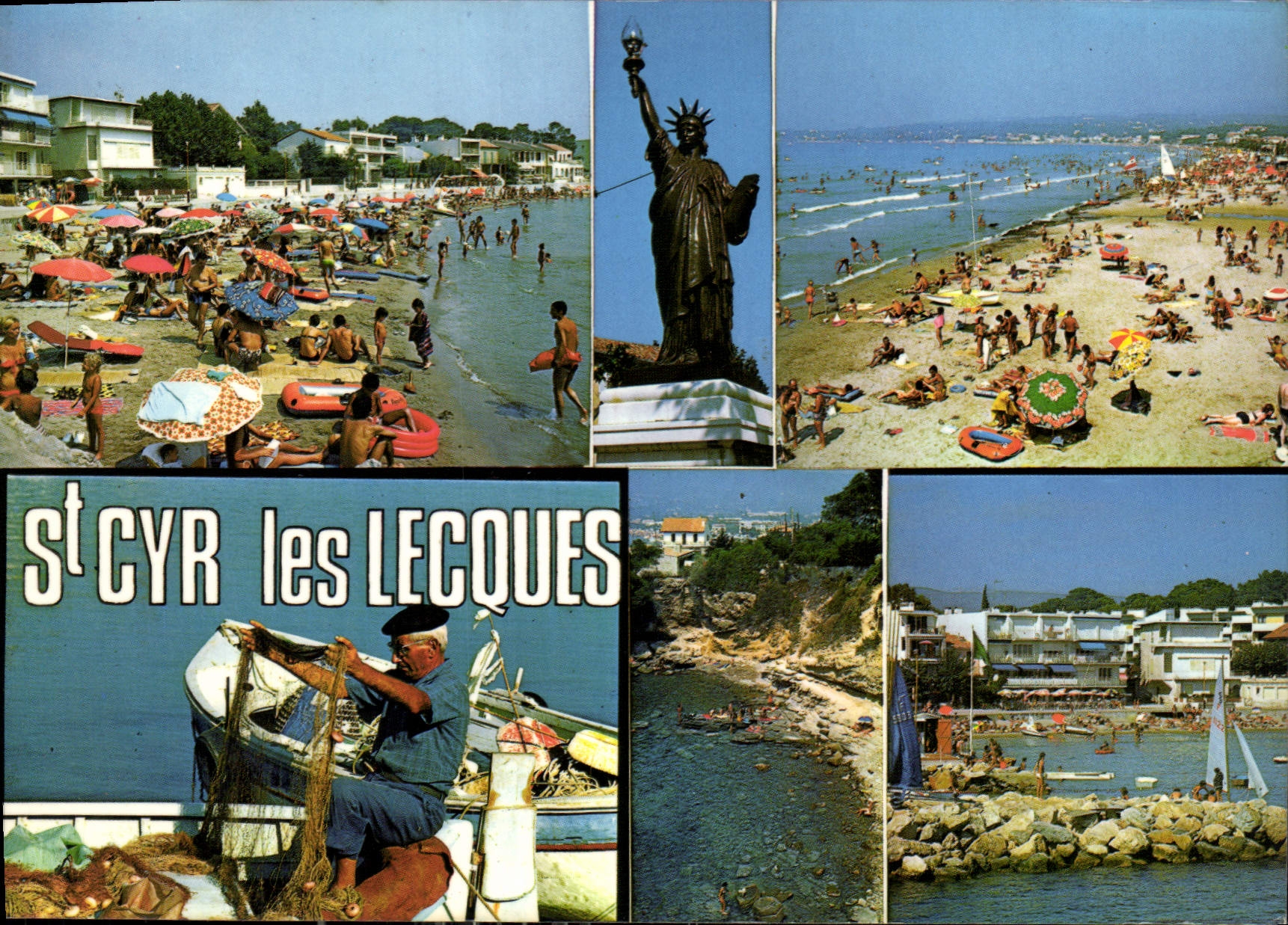 CPM Lumiere et Beaute de la Cote d'Azur Souvenir de Saint Cyr les Lecques 