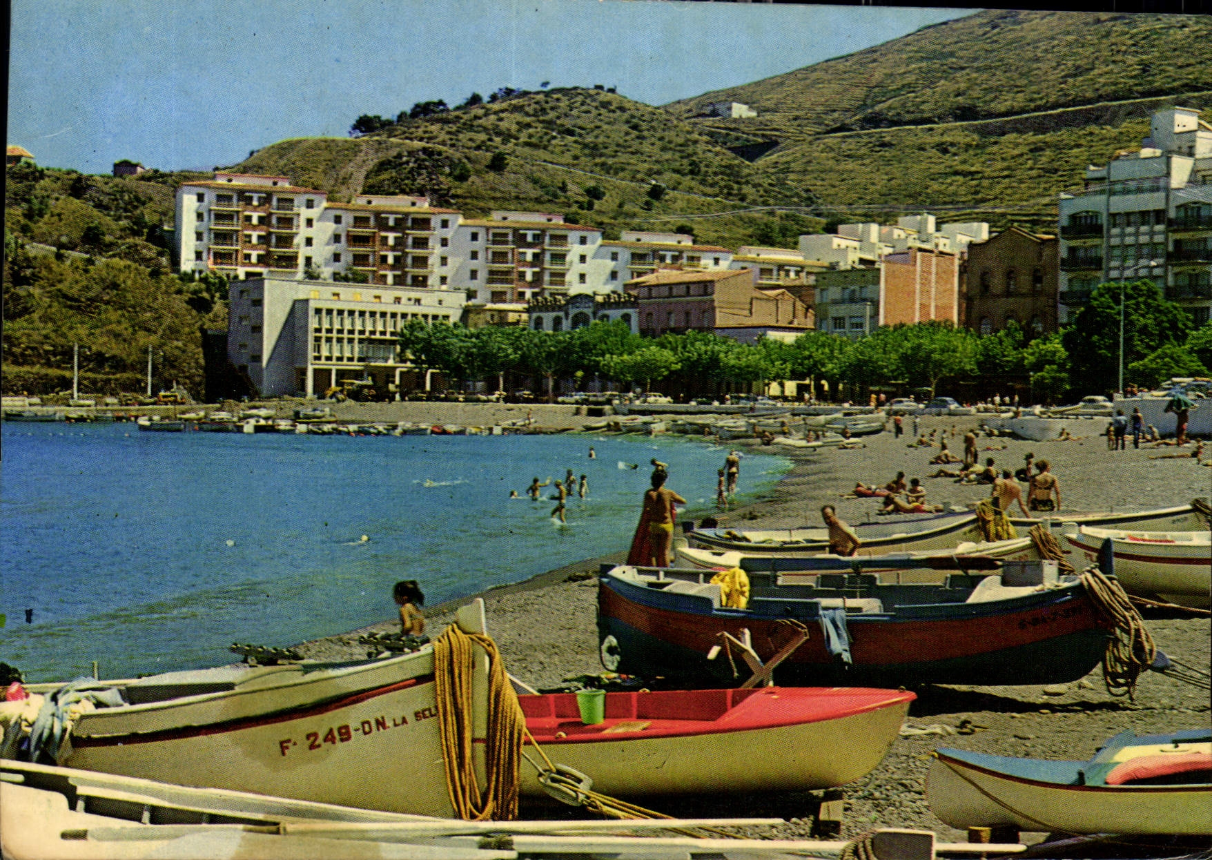 CPM Port Nou Gerona vue partielle 