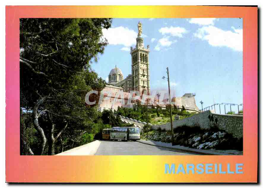 CPM Marseille la Vierge de la Garde 