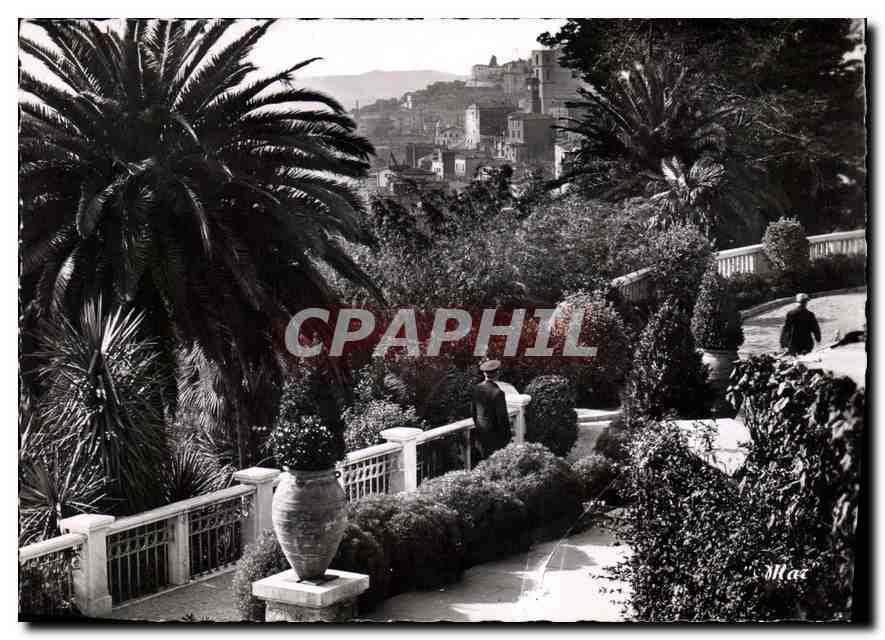 CPM La Cite des Fleurs Grasse A M vue prise du Jardin du Parc Palace 
