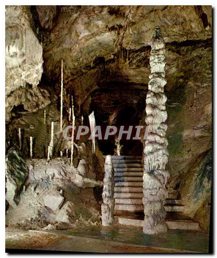 CPM Grottes de Han sur Lesse le minaret nouvelles galeries 
