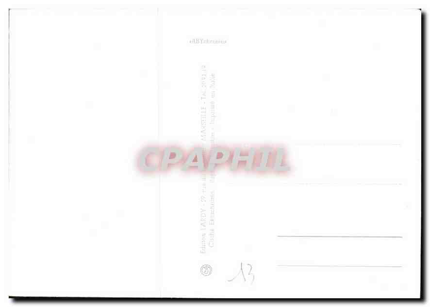 CPM Moustiers sa chaine et sa Legende  — Verso