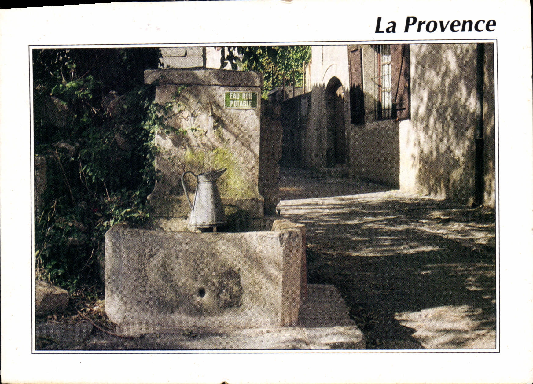 Fontaine — Provence — Éditions de La Provence - Recto