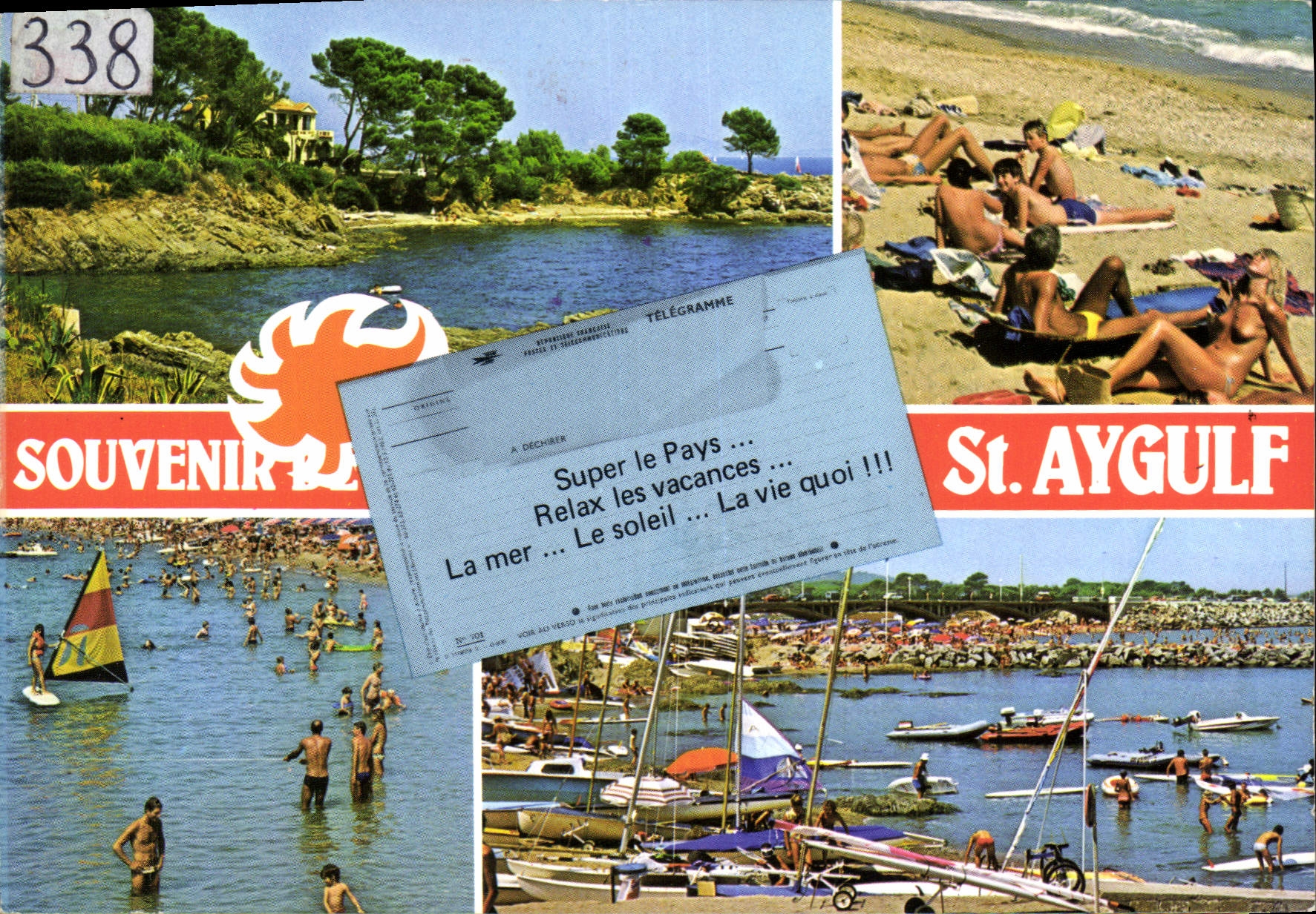 St. Aygulf — Souvenir de la Côte d'Azur — Éditions de la Sainte-Pine