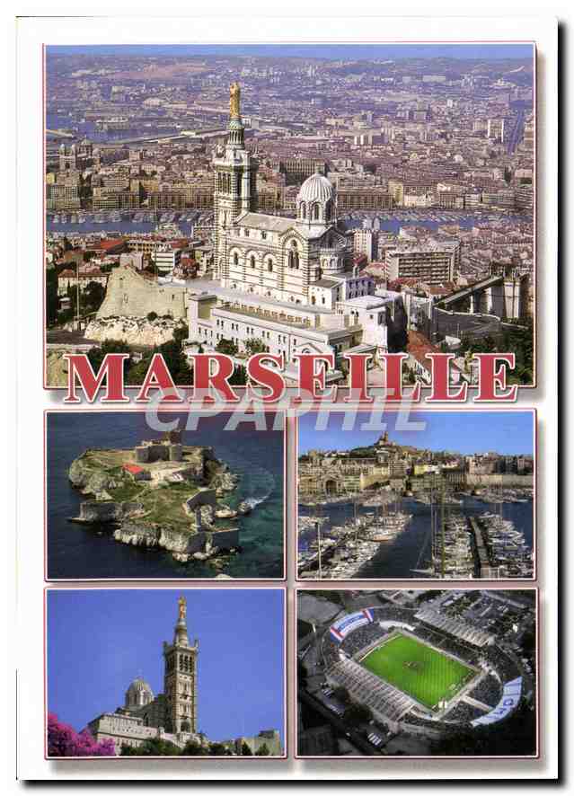 CPM Marseille Notre Dame de la Garde Le château d'If