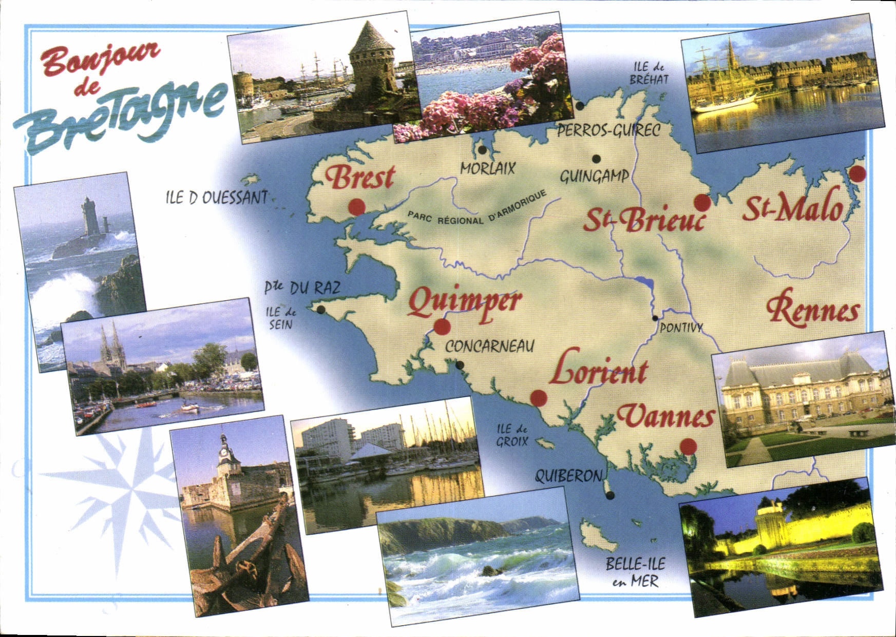 CPM Bonjour de Bretagne 