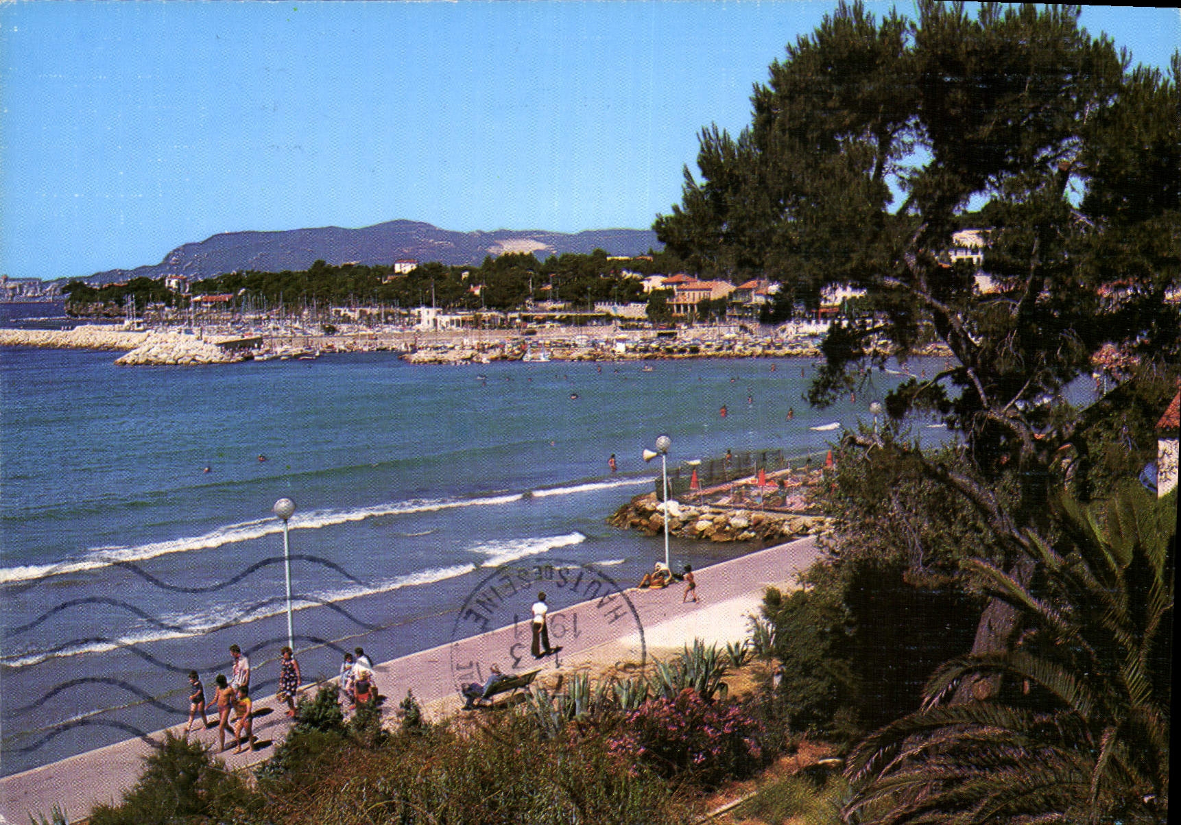 CPM Saint Cyr les Lecques Perspective sur le nouveau port 
