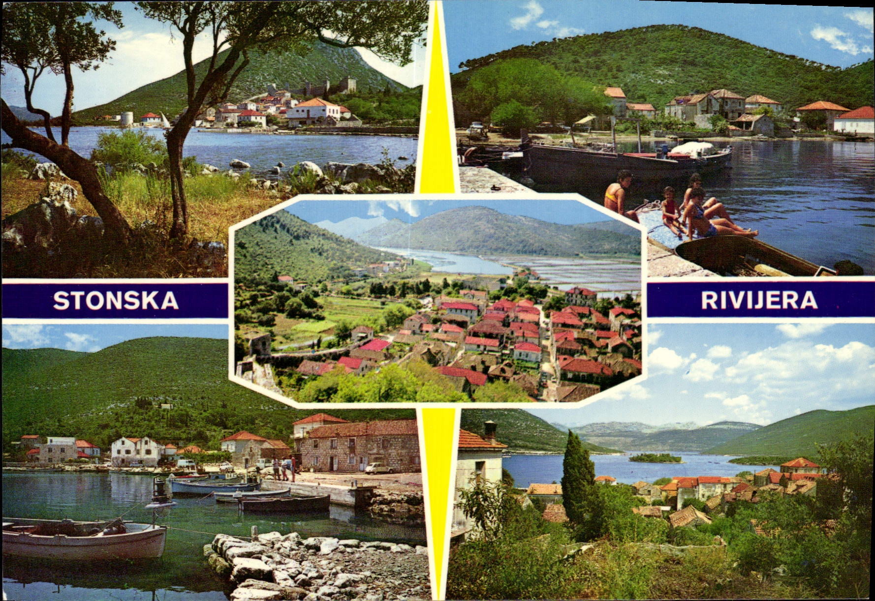 Stonska Rivijera — vue panoramique — éditeur : Uzavac i Isak Nif Vjesnik, Zagreb