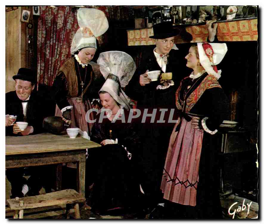 Costumes de la Hague et du Cotentin — Intérieur normand — Éditions Gaby