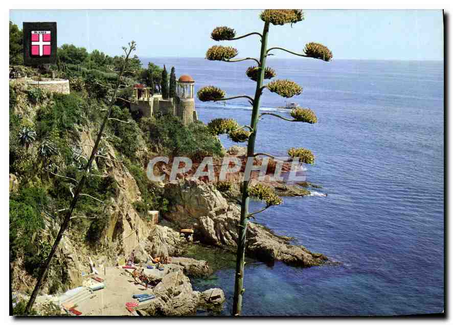 CPM Blanes Gerona Jardin Botanique Crique Sa Forcanera 