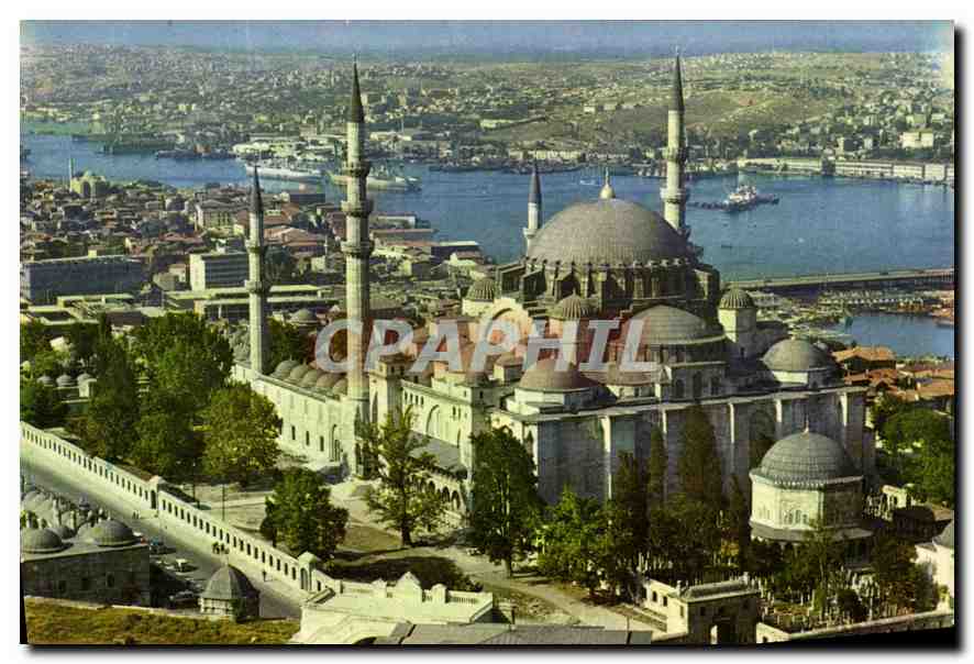 CPM La Mosquee de Soliman le Magnifique et la Corne d'Or Istanbul Turkey 