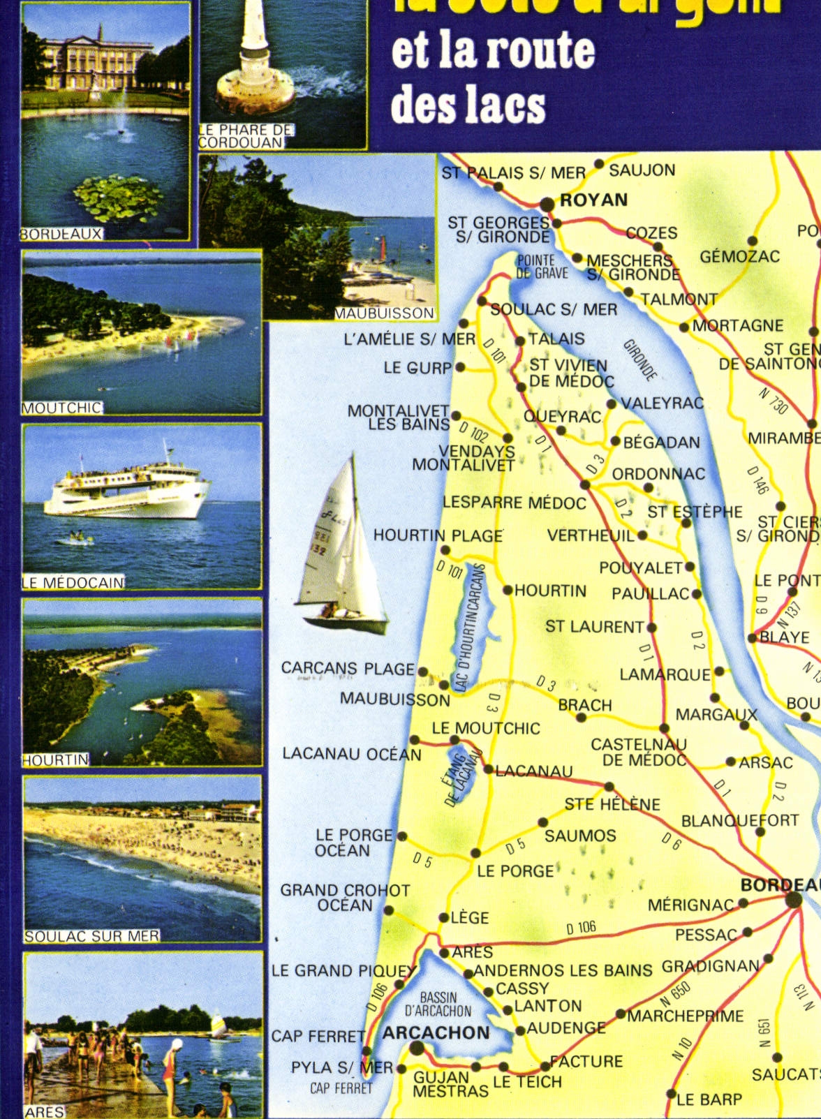 La Côte d'Argent et la route des lacs — Combiner Imprimeur Mâcon