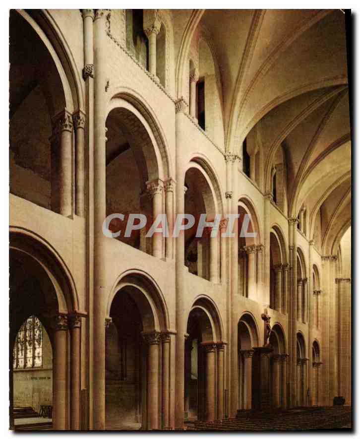 Abbaye aux Hommes - Église Saint-Étienne - Nef romane (XIIe s.) — Éditions GAUD - 77125 NOISY-LE-GRAND