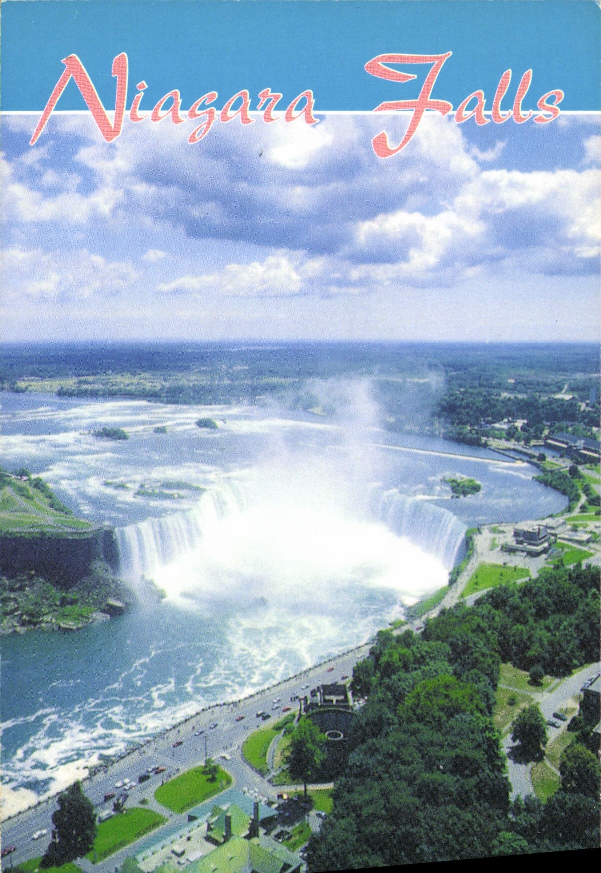 CPM Chutes Niagara les majestueuses chutes Canadiennes Horseshoe Falls et le Maid of the Mist 