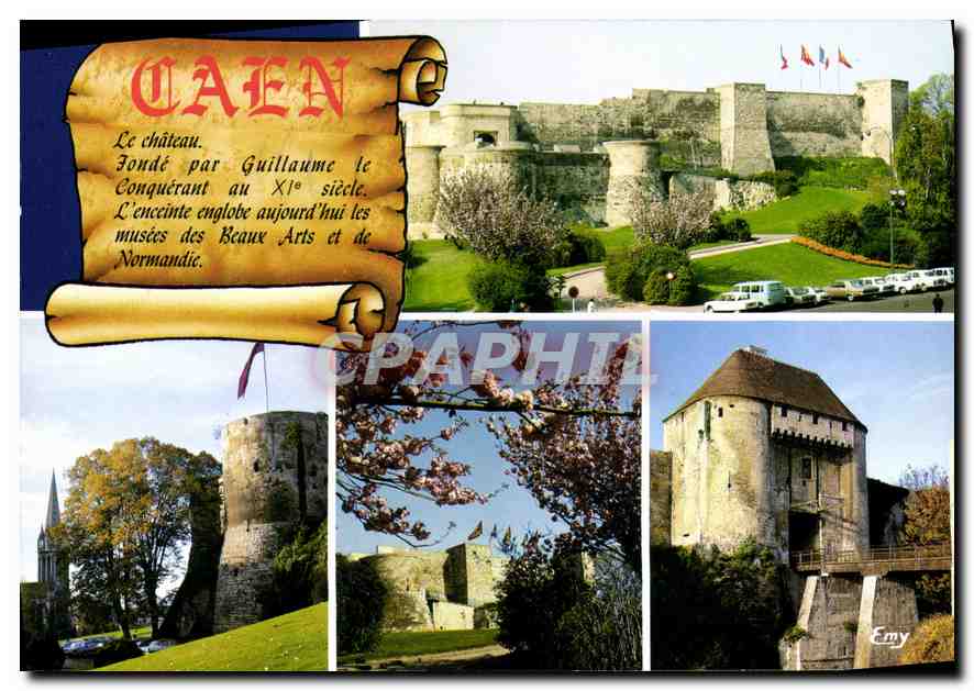 Caen — Le château — Éditeur Emy, n° de série non visible