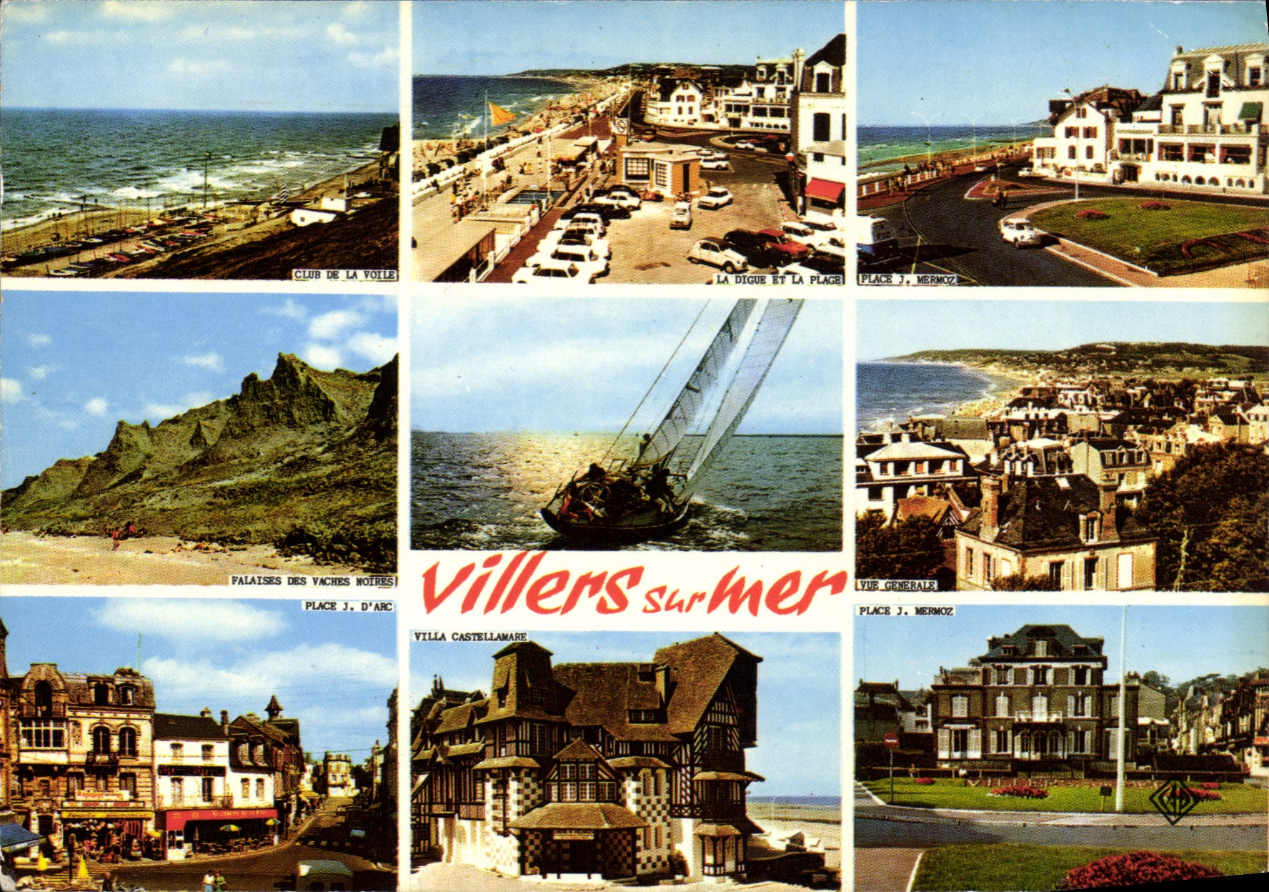 Villers-sur-Mer — vue panoramique — Elnacap, n° 71-408 - Anverso