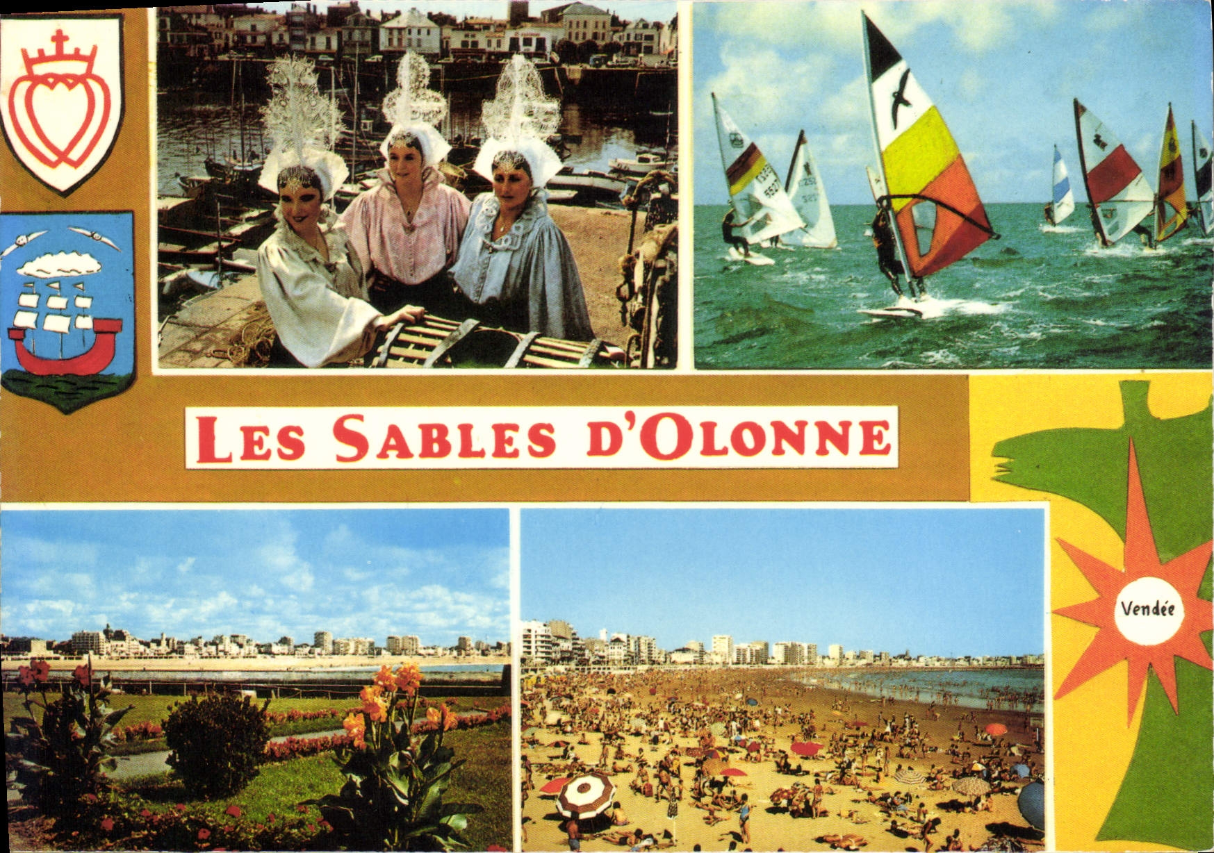 Les Sables d'Olonne — vue panoramique et activités — Édition de l'Estaque-Trementine
