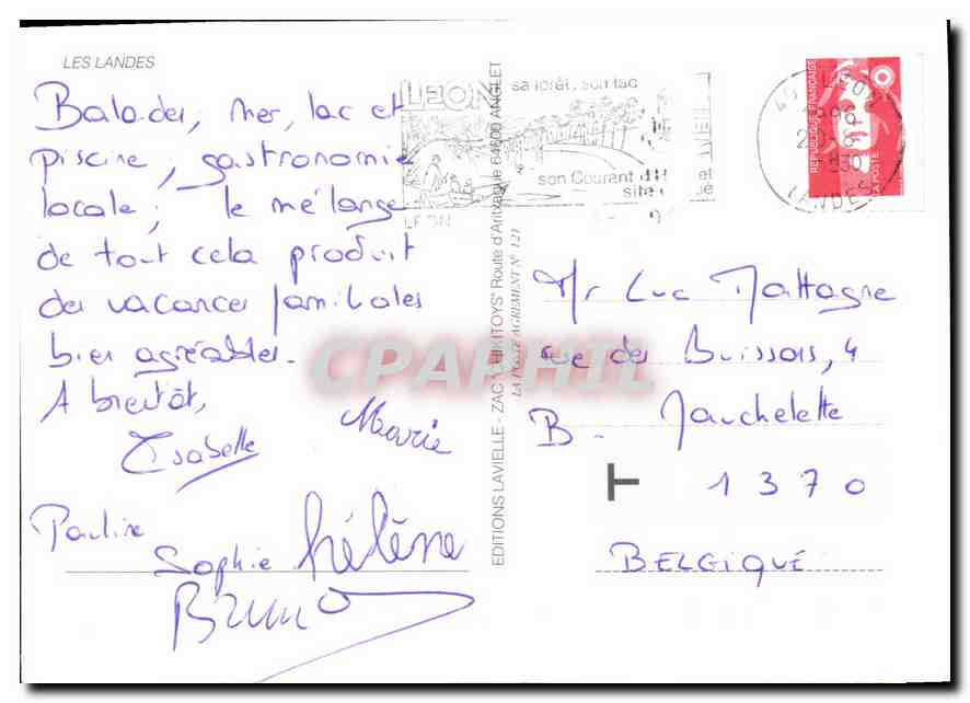 CPM Les Landes  — Rückseite