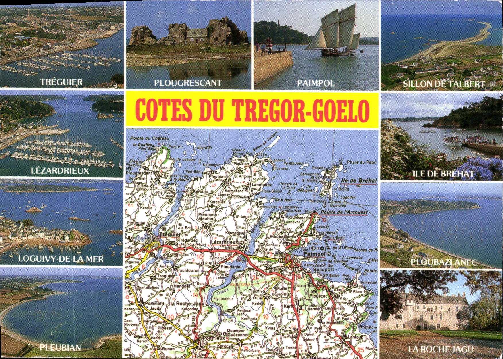 CPM Couleurs de Bretagne le Tregor Goelo 22 Cotes d'Armor les sites touristiques 